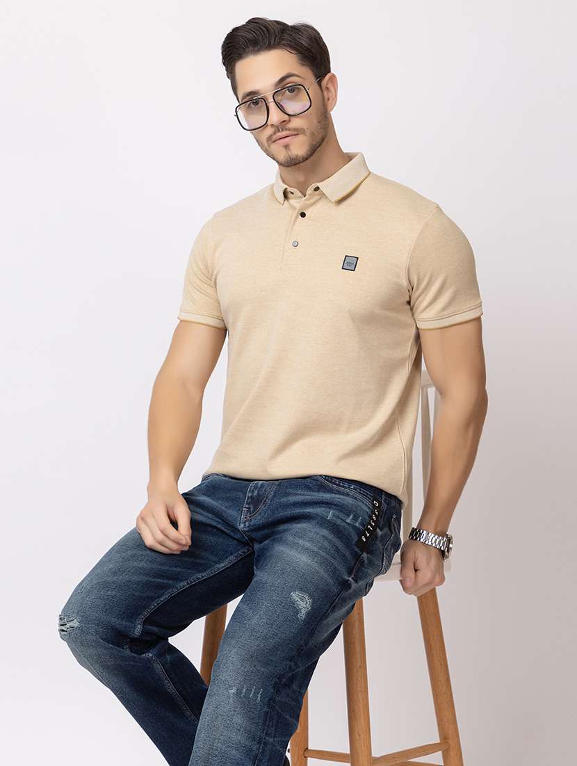 men short sleeve logo print t-shirt - 21372332 - Standard Image - 3