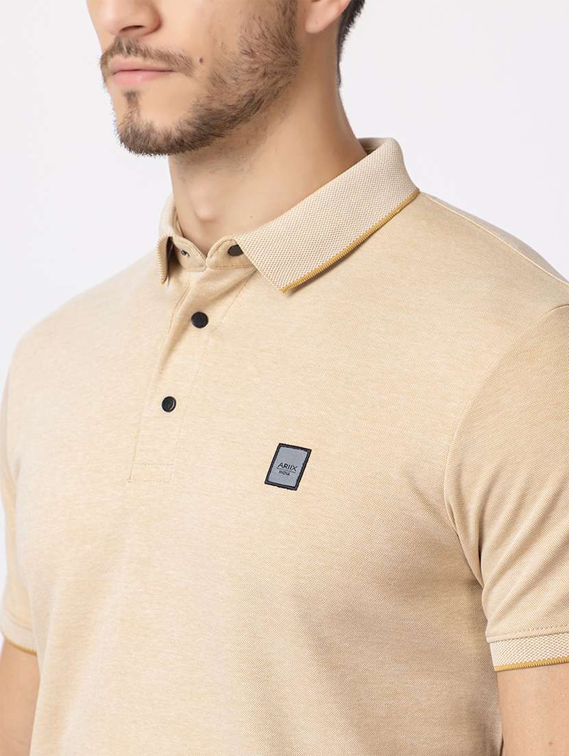 men short sleeve logo print t-shirt - 21372332 - Standard Image - 5