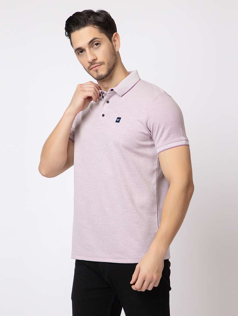 men short sleeve logo print regular t-shirt - 21372336 -  Zoom Image - 0