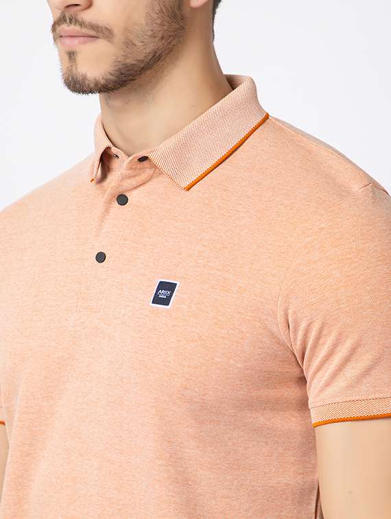 men short sleeves polo neck t-shirt - 21372339 - Standard Image - 5