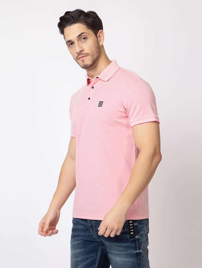 men short sleeve logo print regular t-shirt - 21372340 -  Zoom Image - 0