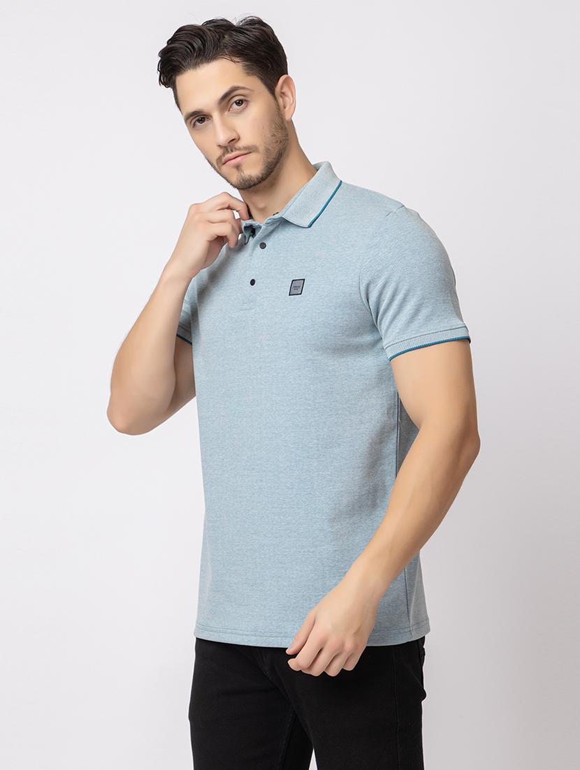 men short sleeves polo neck t-shirt - 21372342 -  Zoom Image - 0