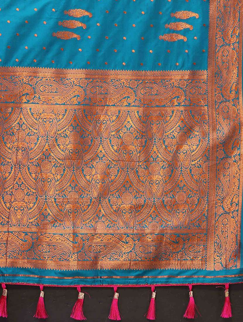 women self design bordered saree with blouse - 21372355 - Standard Image - 3