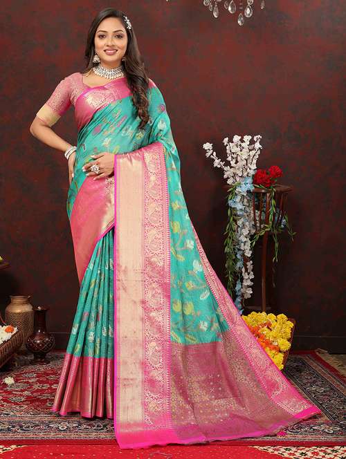 women self design bordered saree - 21372431 -  Standard Image - 0