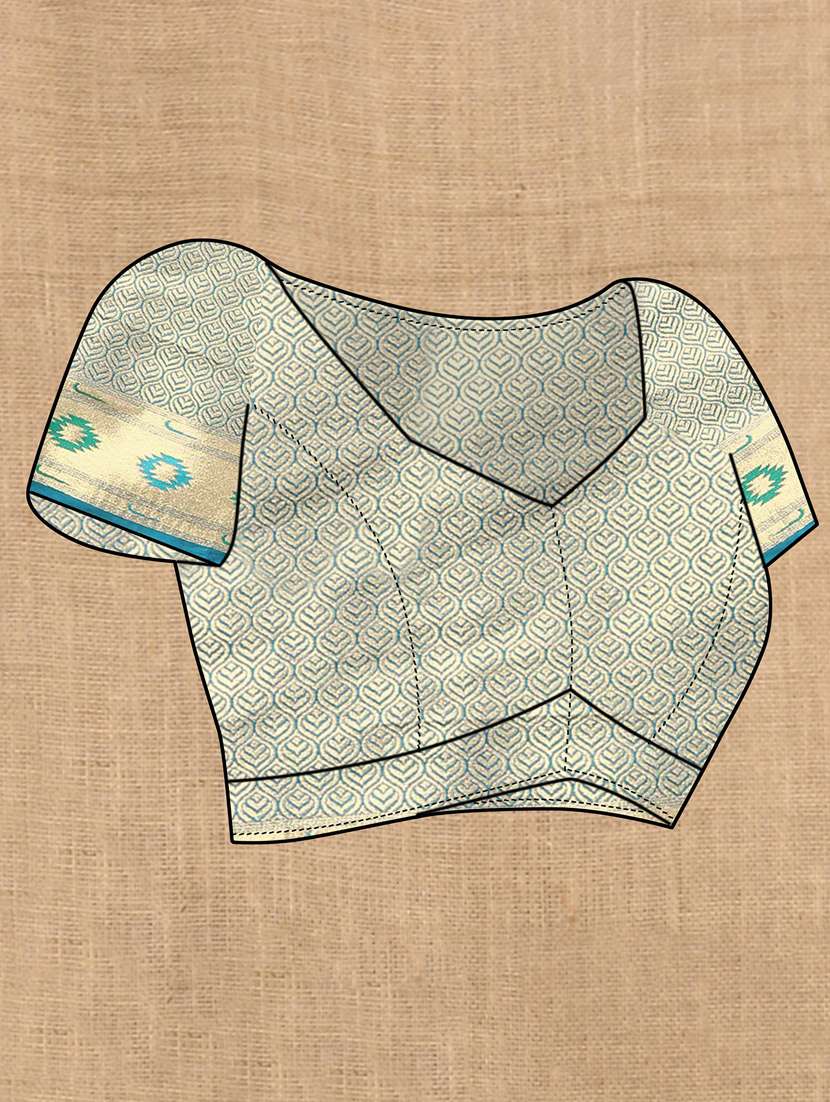 women self design paithani saree with blouse - 21372457 -  Standard Image - 3