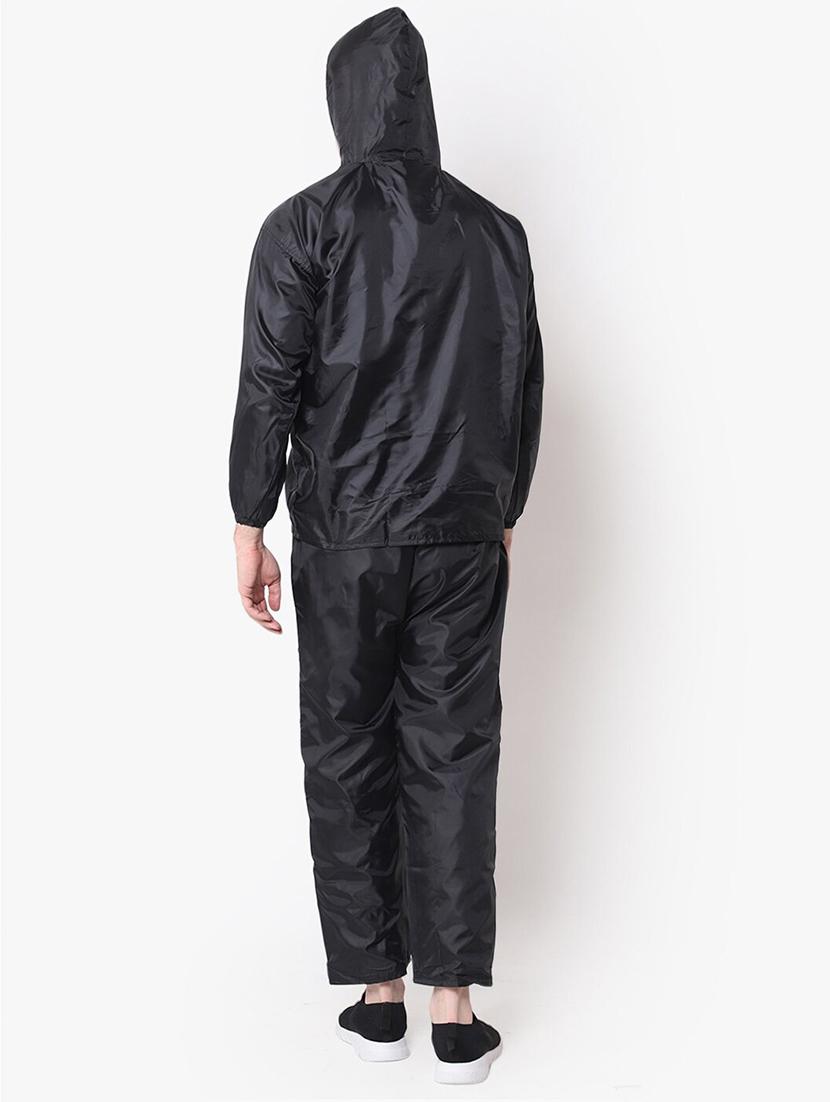 men hooded solid rain suit set - 21374093 - Standard Image - 3