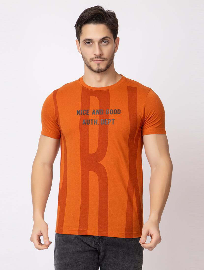 men short sleeve front printed t-shirt - 21374162 - Zoom Image - 0