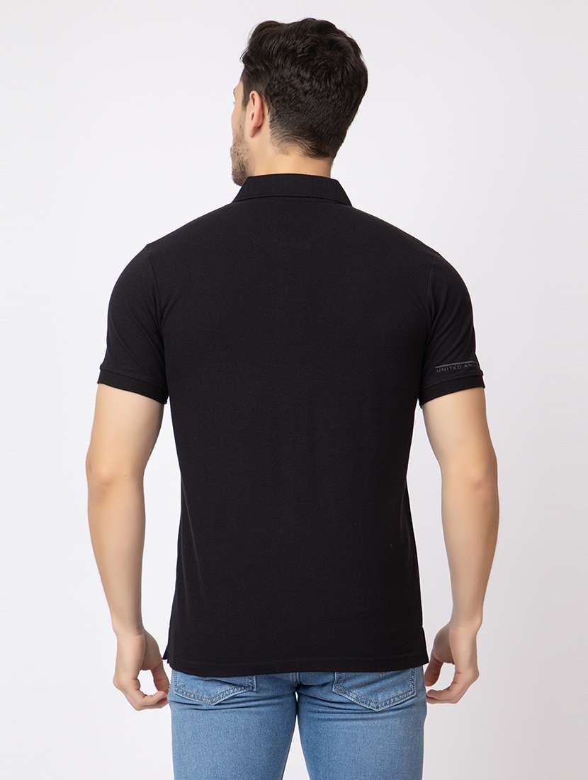 men short sleeves polo neck t-shirt - 21374165 - Standard Image - 3