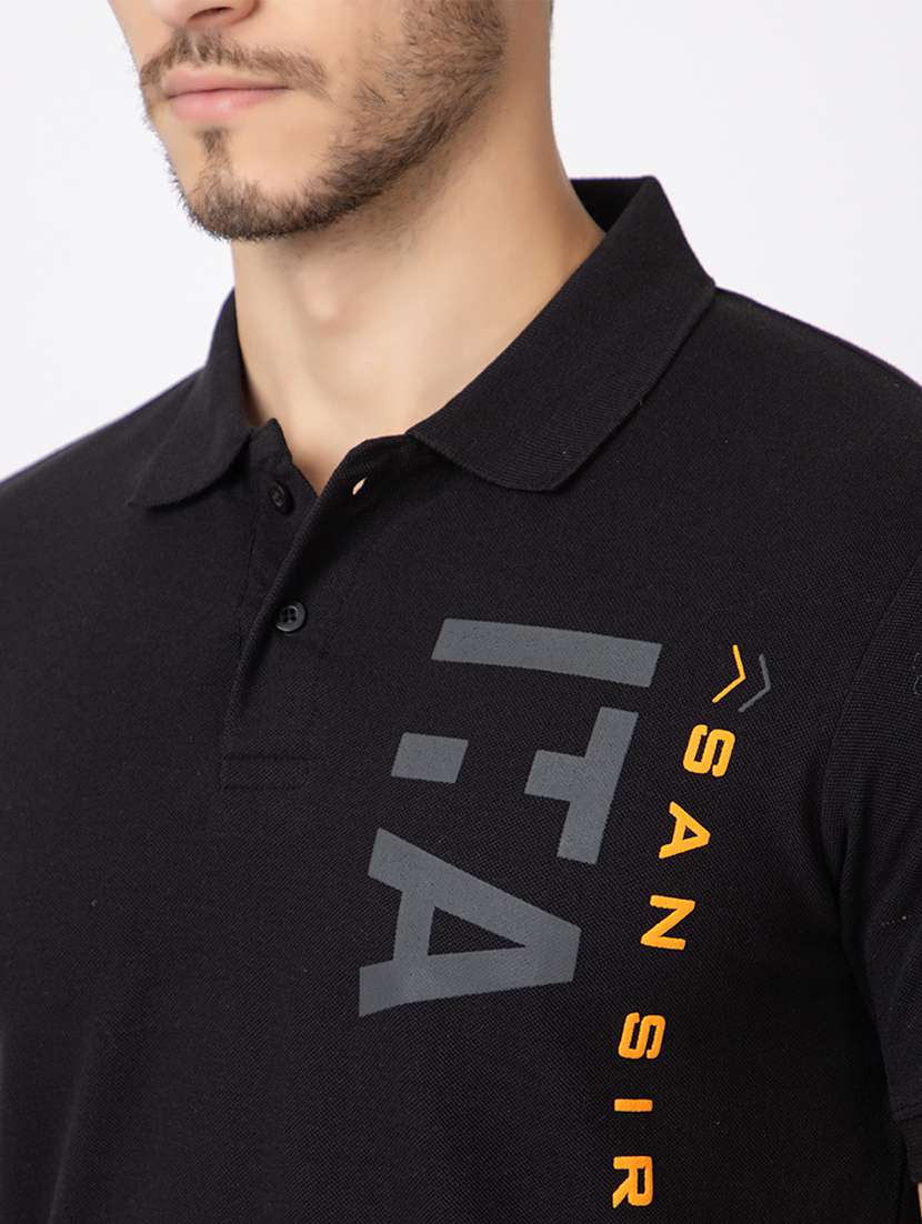 men short sleeves polo neck t-shirt - 21374165 - Standard Image - 5