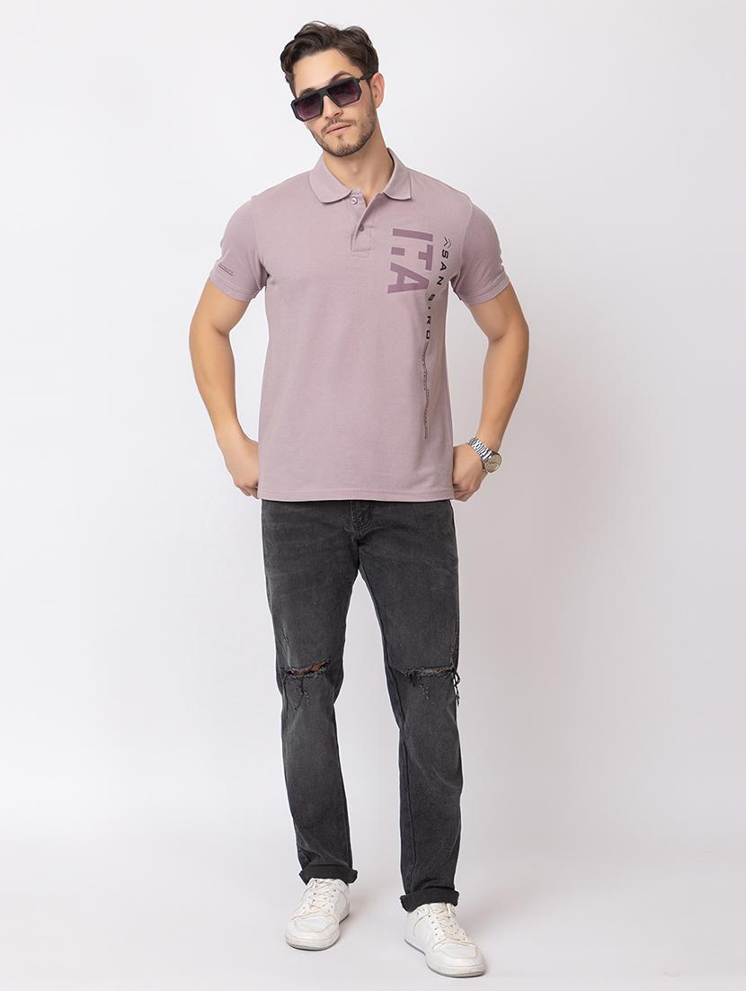 men short sleeves polo neck t-shirt - 21374166 - Standard Image - 3