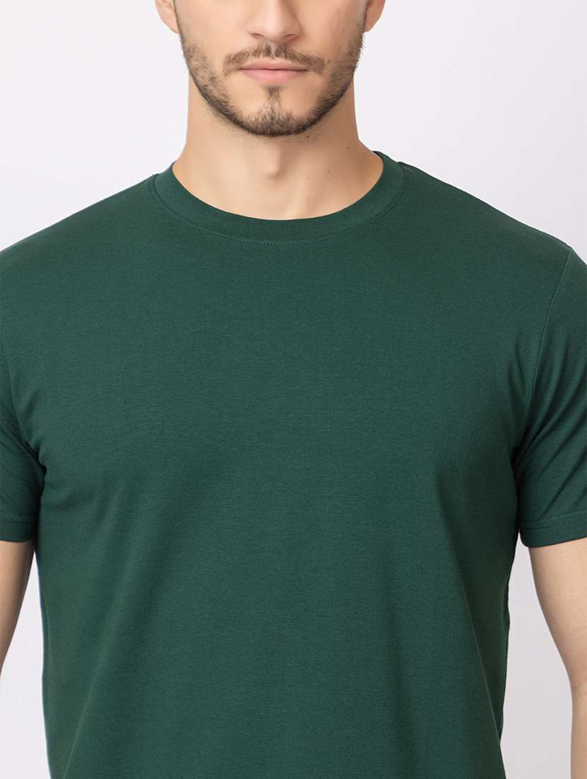 men round neck plain t-shirt - 21374328 - Standard Image - 5