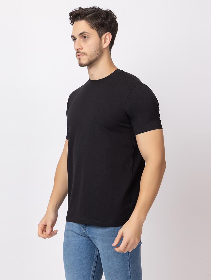 men round neck plain t-shirt - 21374329 -  Zoom Image - 0