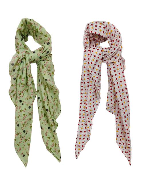 women pack of 2 printed scarves  - 21374517 -  Standard Image - 0