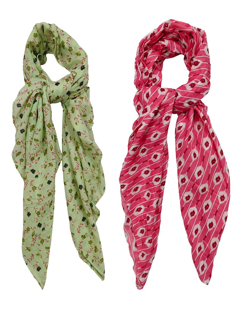 women pack of 2 printed scarves - 21374518 - Zoom Image - 0