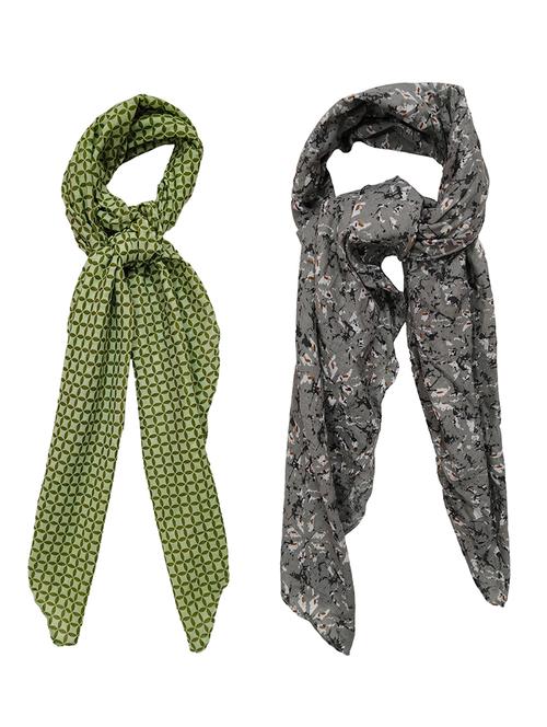 women pack of 2 printed scarves - 21374521 - Standard Image - 0