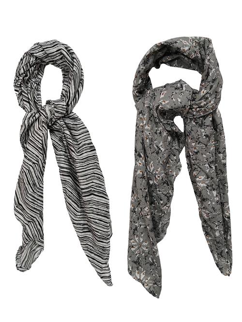 women pack of 2 printed scarves - 21374526 - Standard Image - 0