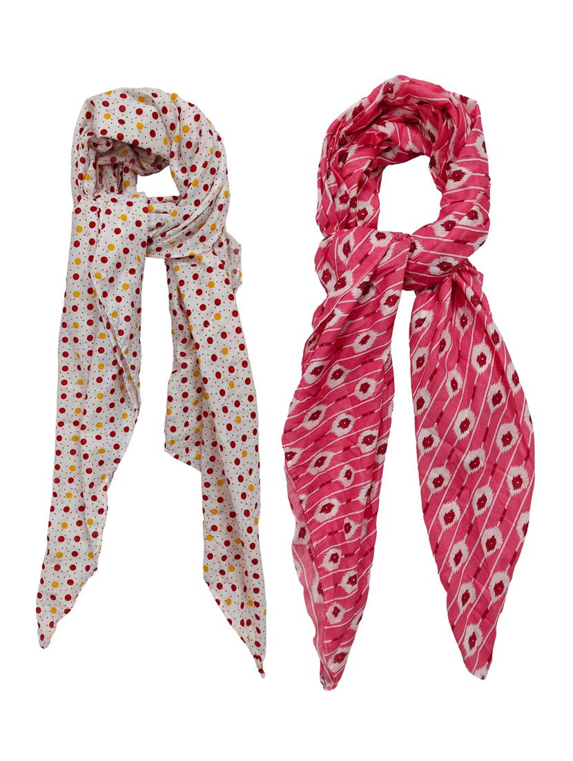 pack of 2 printed scarves - 21374550 -  Zoom Image - 0