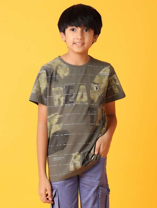 boys round neck graphic t-shirt - 21374731 - Standard Image - 0