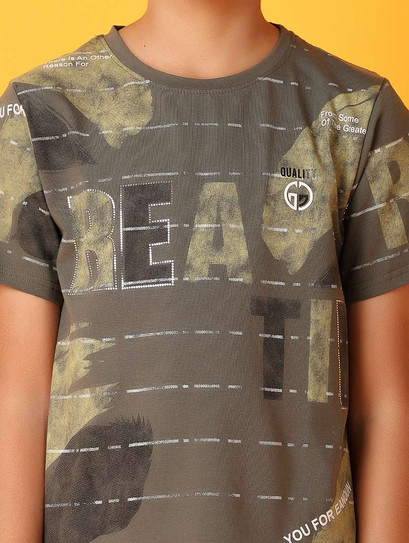 boys round neck graphic t-shirt - 21374731 - Standard Image - 5