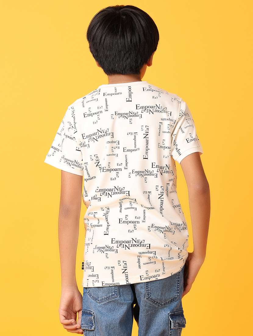 boys printed short sleeves t-shirts - 21374732 -  Standard Image - 3