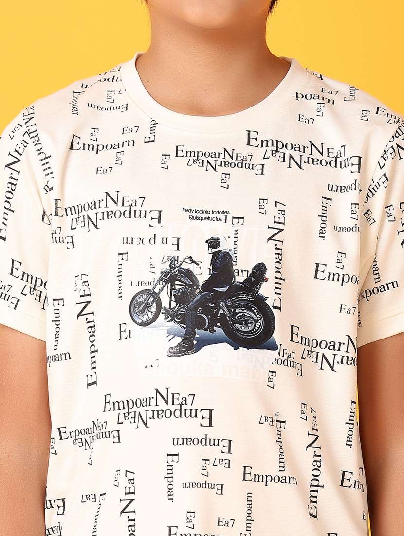 boys printed short sleeves t-shirts - 21374732 -  Standard Image - 5
