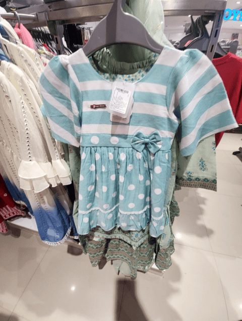 assorted polyester frock - 21374736 - Standard Image - 0