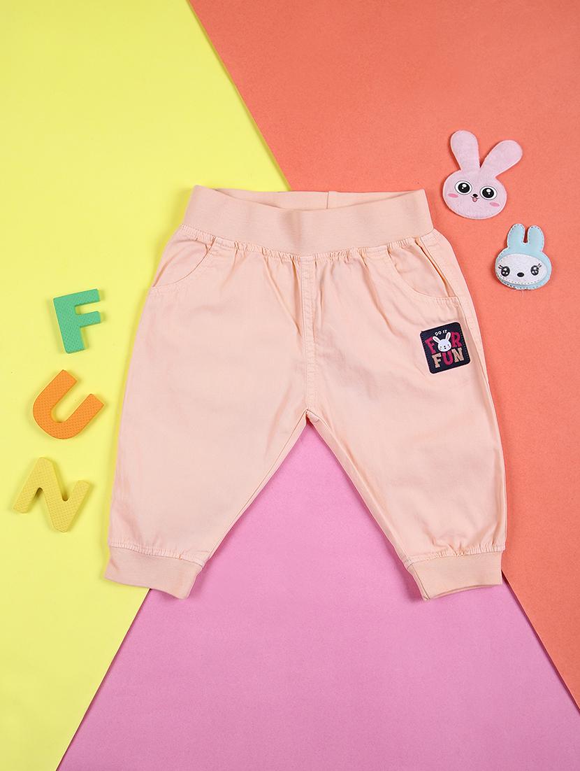 girls pink patched jogger - 21374777 - Zoom Image - 0