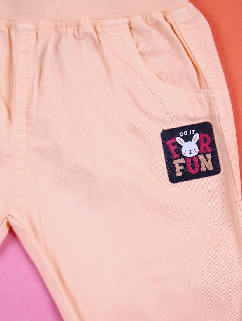 girls pink patched jogger - 21374777 - Standard Image - 3
