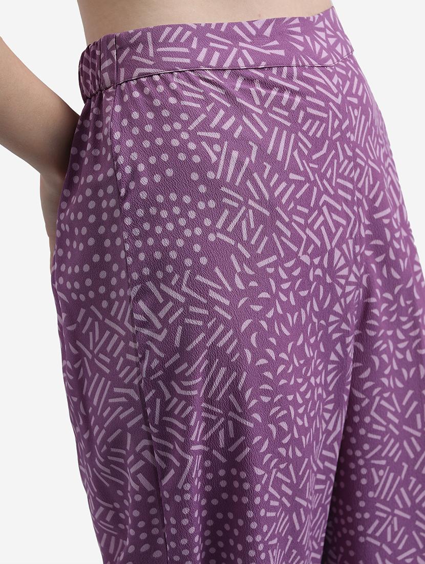 women printed top and trouser co-ord set - 21374946 - Standard Image - 5
