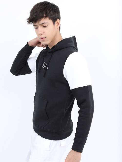 men color block hooded sweatshirt - 21374988 -  Standard Image - 0