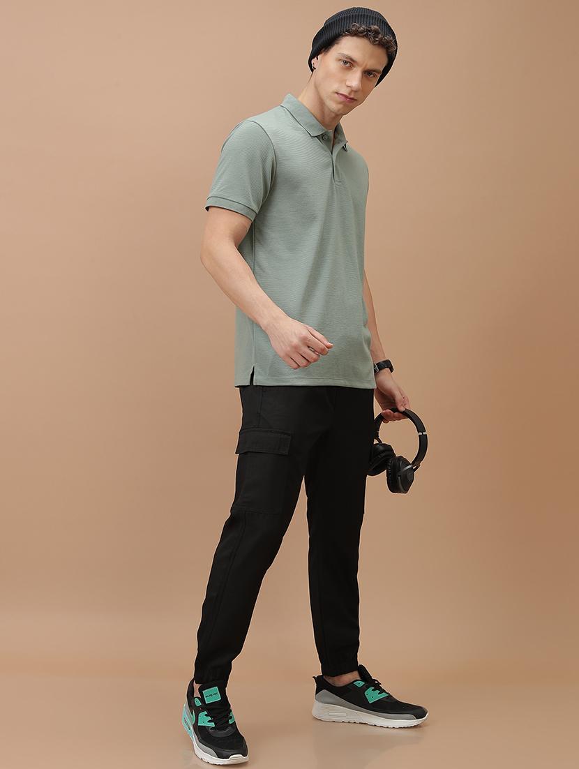 men solid polo t-shirt - 21375049 - Standard Image - 3