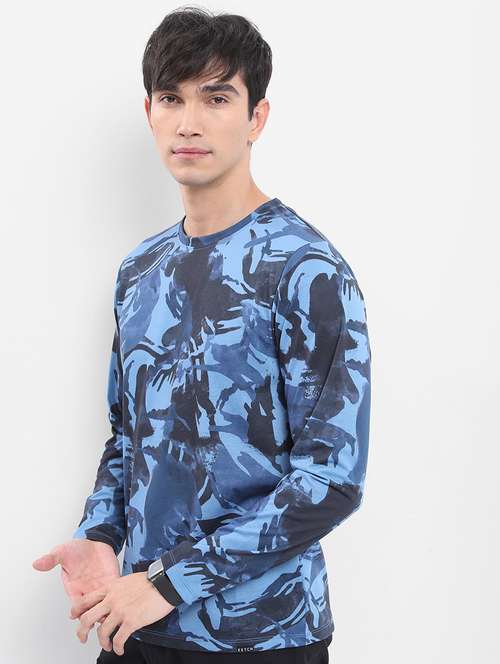 men printed round neck t-shirt - 21375194 -  Standard Image - 0