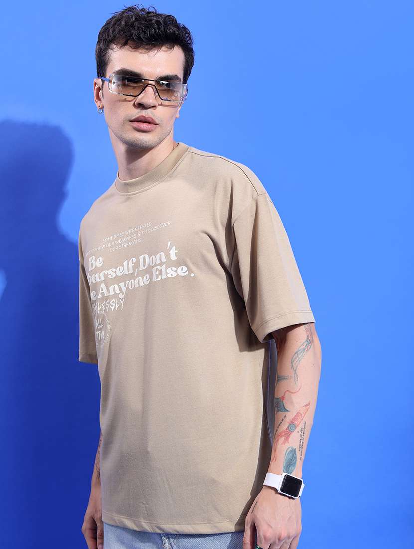 men round neck short sleeves t-shirt