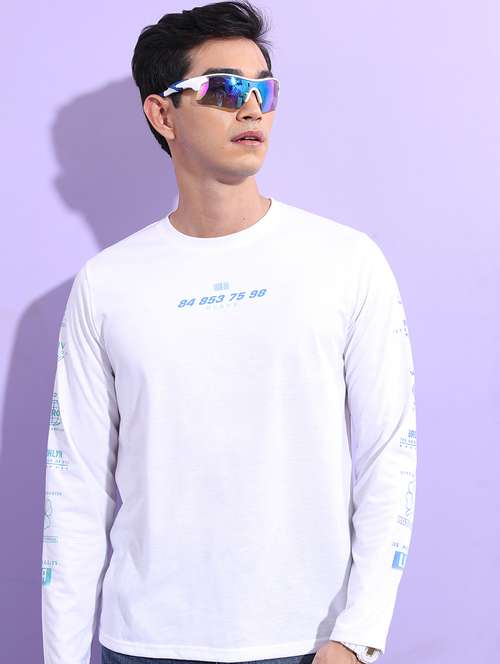 men round neck long sleeve t-shirt - 21375233 -  Standard Image - 0