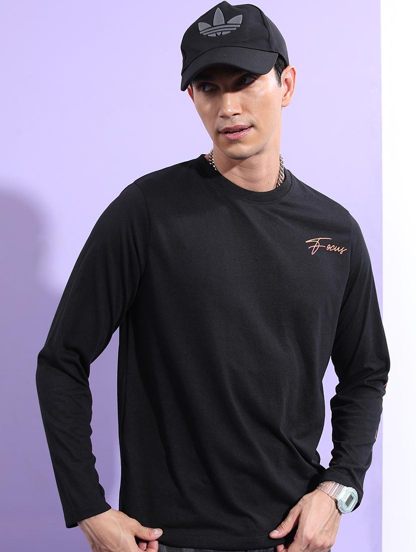 men placement print cotton t-shirt - 21375235 - Zoom Image - 0