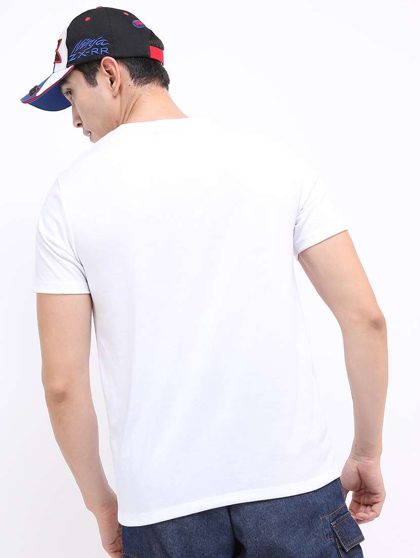 men short sleeve front print t-shirt - 21375353 -  Standard Image - 3