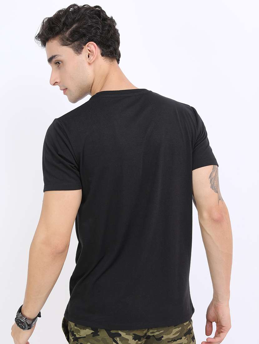 men short sleeve front print t-shirt - 21375354 -  Standard Image - 3