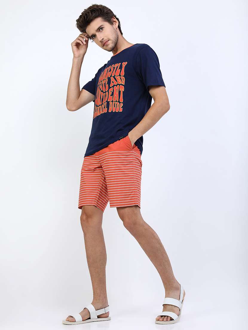 men front print cotton t-shirt - 21375410 - Standard Image - 3