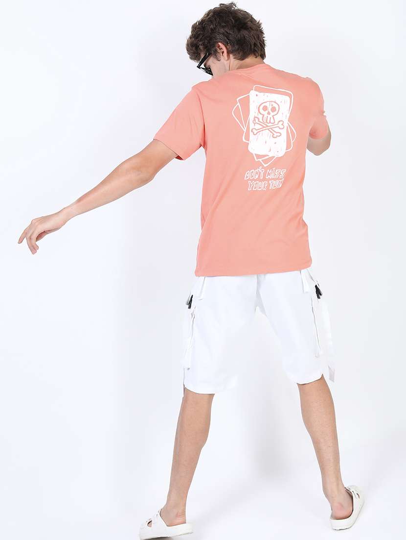 men back print short sleeve t-shirt - 21375412 - Standard Image - 3