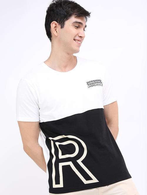men color block short sleeve t-shirt - 21375417 - Standard Image - 0