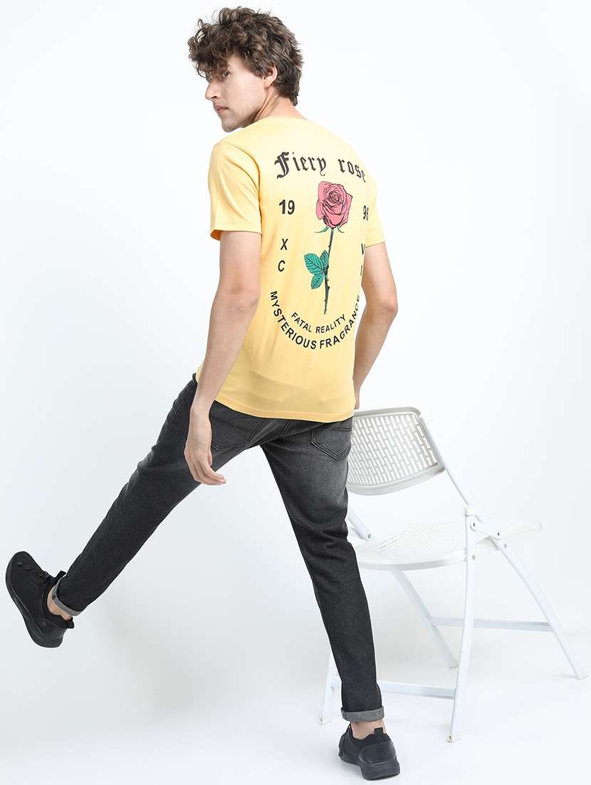 men back print cotton t-shirt - 21375421 -  Standard Image - 3