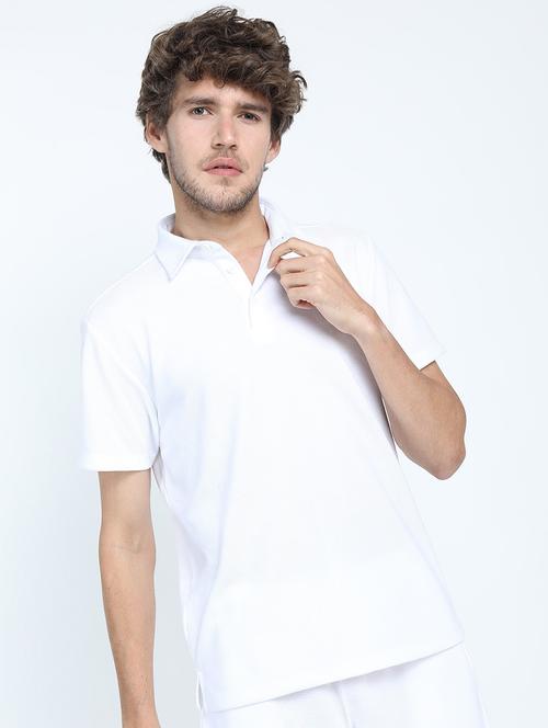men plain polo neck t-shirt - 21375459 -  Standard Image - 0