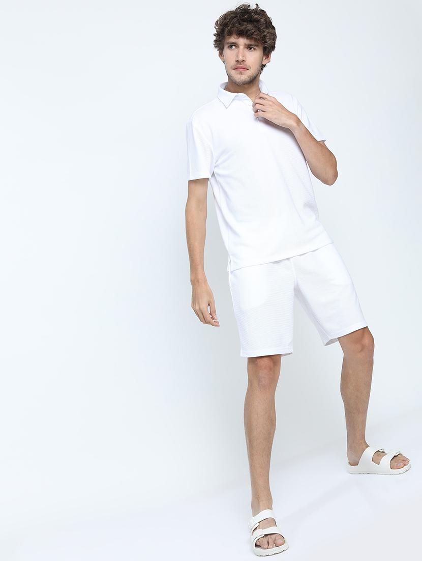 men plain polo neck t-shirt - 21375459 - Standard Image - 3