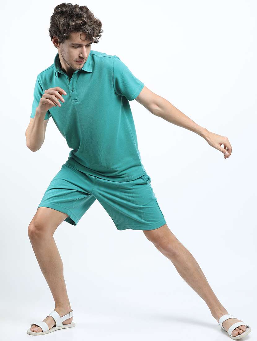 men plain polo neck t-shirt - 21375461 -  Standard Image - 3