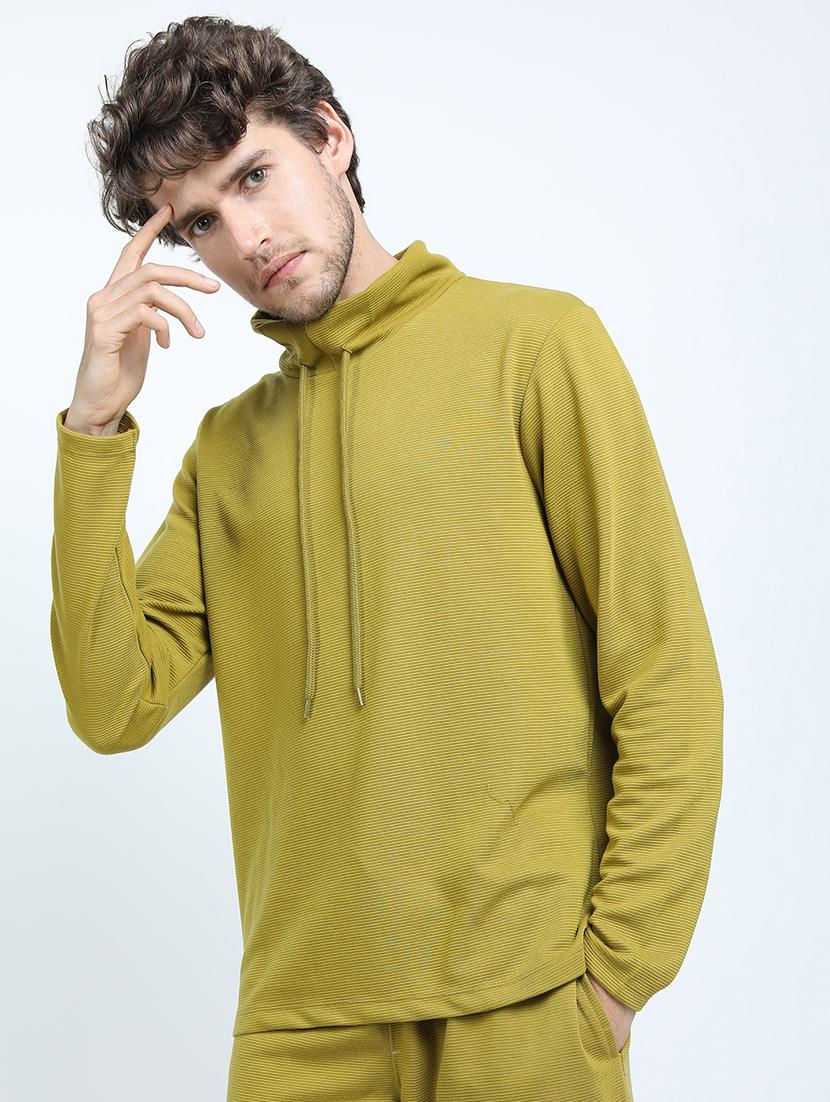 men plain cowl neck t-shirt - 21375478 - Zoom Image - 0