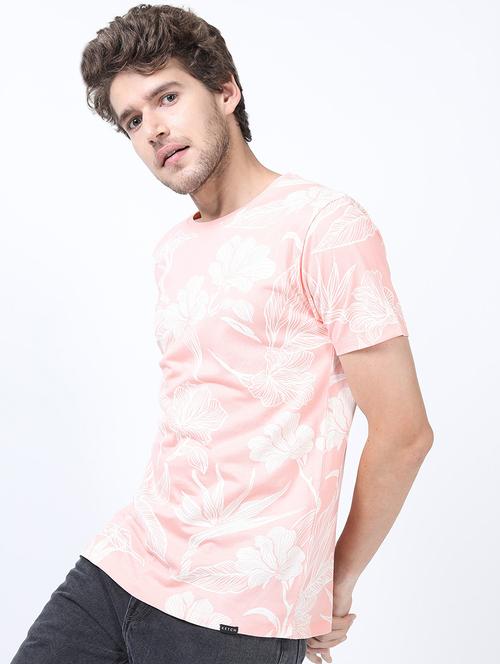 men short sleeve all over print t-shirt - 21375515 - Standard Image - 0