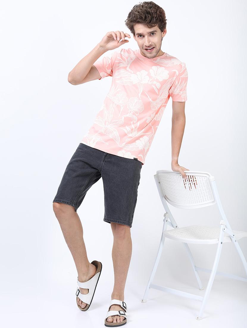 men short sleeve all over print t-shirt - 21375515 - Standard Image - 3
