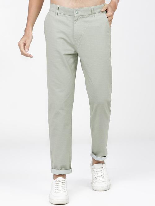 men mid rise solid chinos - 21375554 -  Standard Image - 0