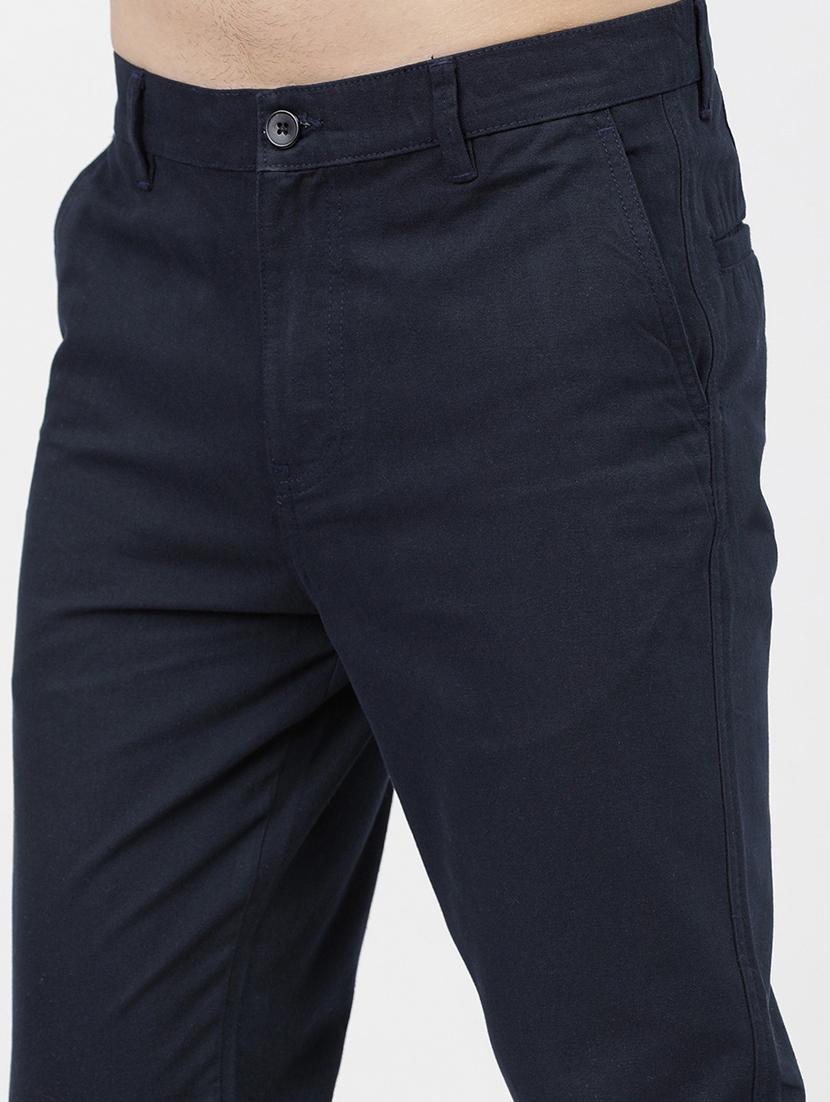 men mid rise solid chinos - 21375571 - Standard Image - 5