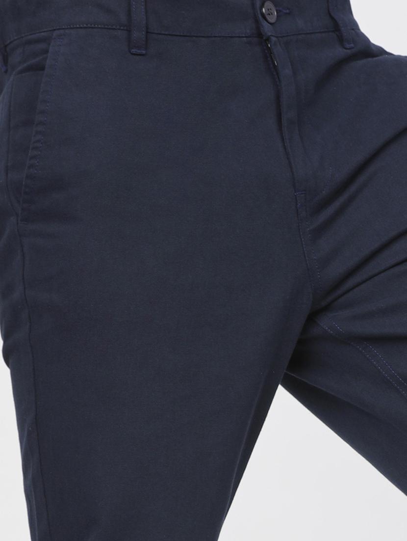 men mid rise solid chinos - 21375588 - Standard Image - 5